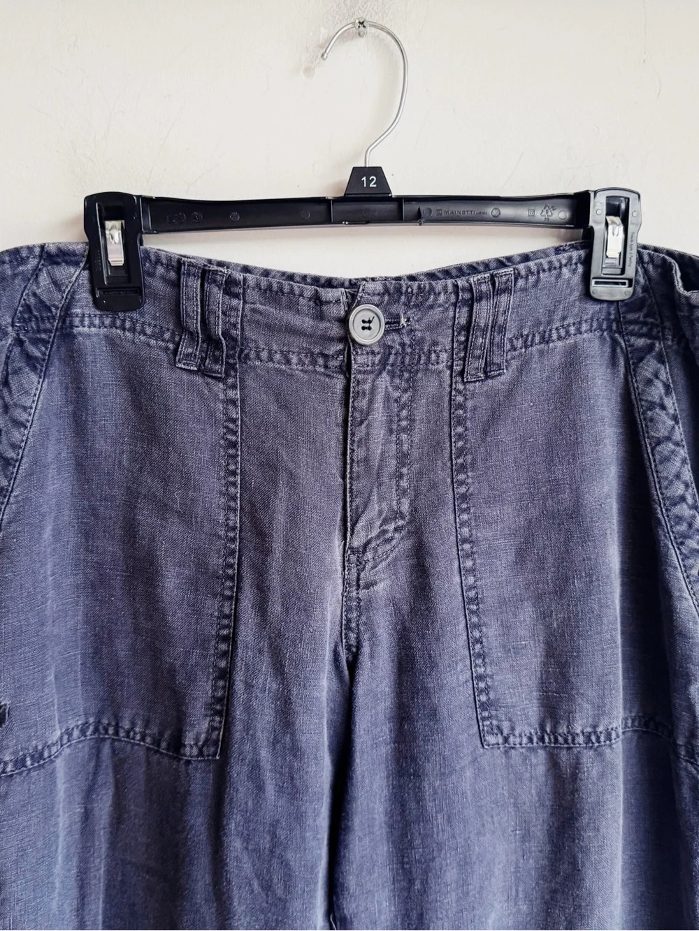 Sanctuary Linen Wide Leg Pants | Y2K Coastal Utility | Size 30 - Picture 2 of 6